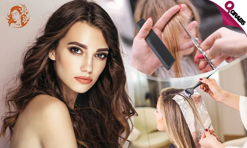 Full Hair Color, Roots & Hair Trim for Ladies!
